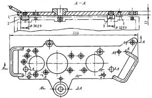 Structure of Drilling Jig Flat Top Drill Jig